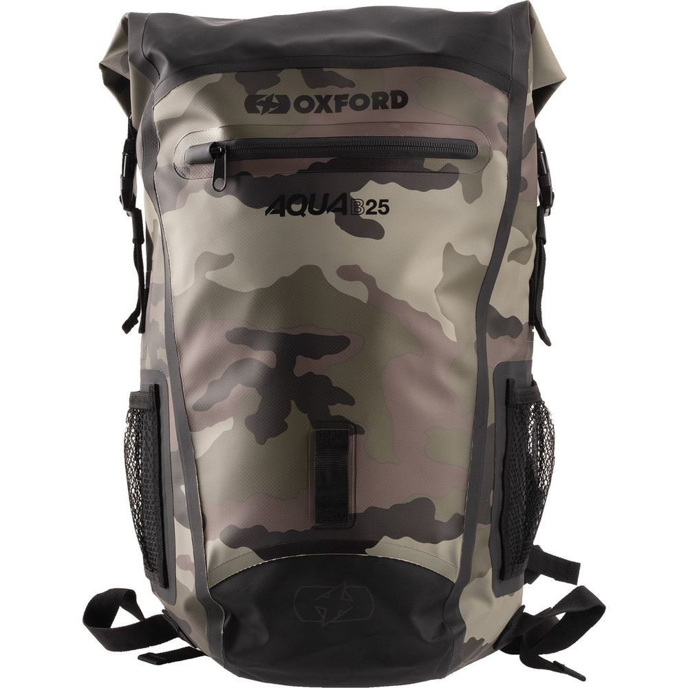 Oxford Aqua B-25 Backpack Camouflage FREE 1 YEAR Returns, FREE UK Delivery | ThrottleChimp
