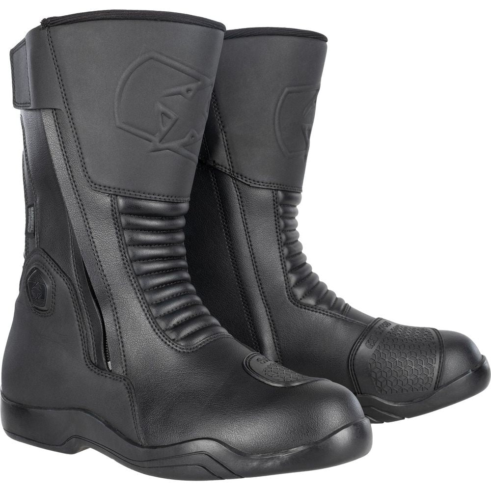 Oxford Hunter Twin Zip Boots Black FREE 1 YEAR Returns, FREE UK Delivery | ThrottleChimp