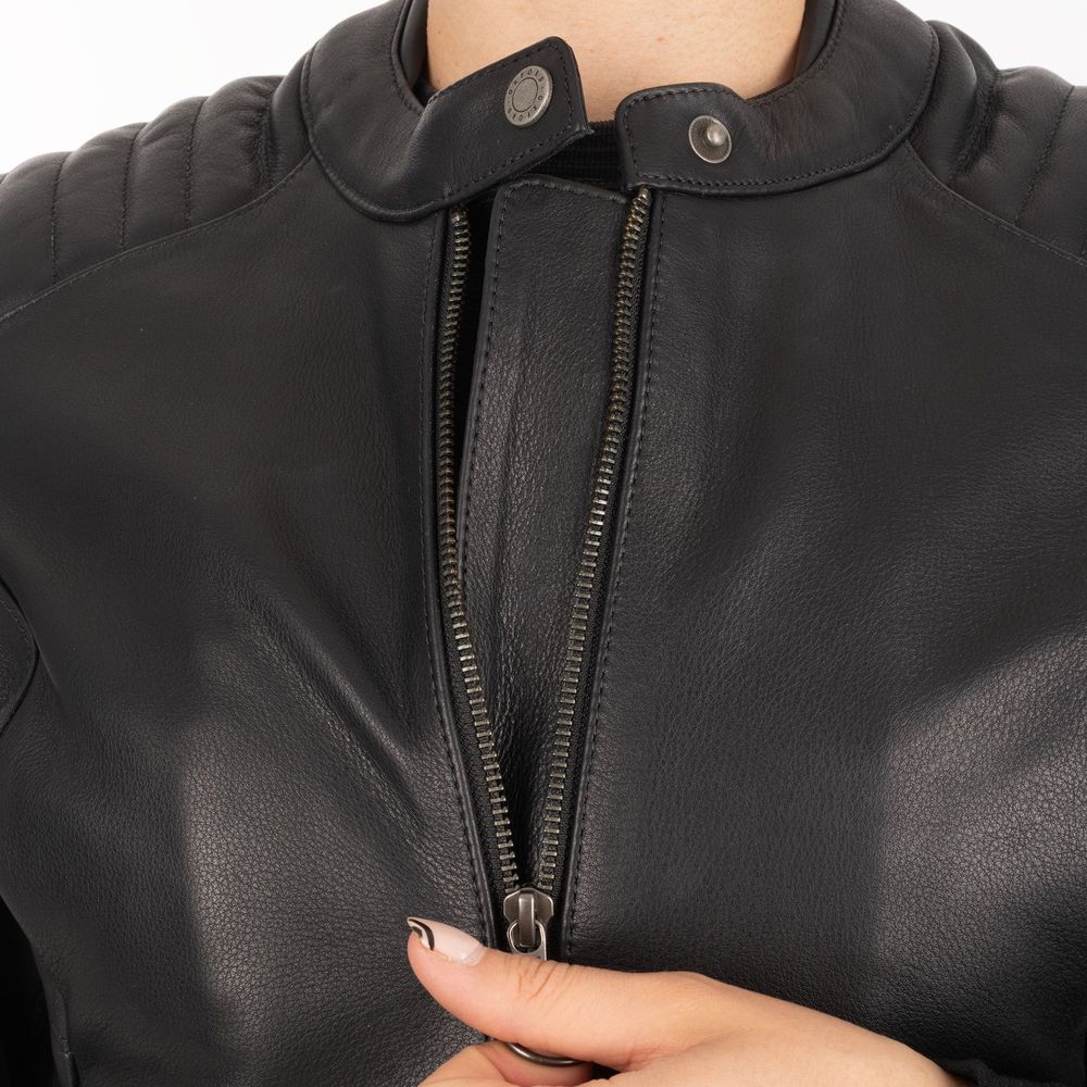 Oxford Radley Ladies Leather Jacket Black FREE 1 YEAR Returns, FREE UK Delivery | ThrottleChimp
