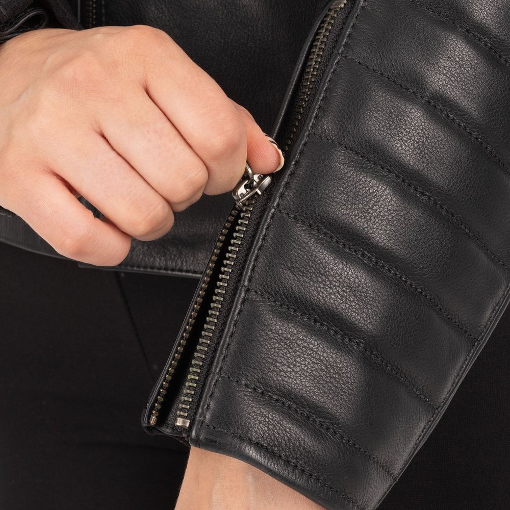 Oxford Radley Ladies Leather Jacket Black FREE 1 YEAR Returns, FREE UK Delivery | ThrottleChimp