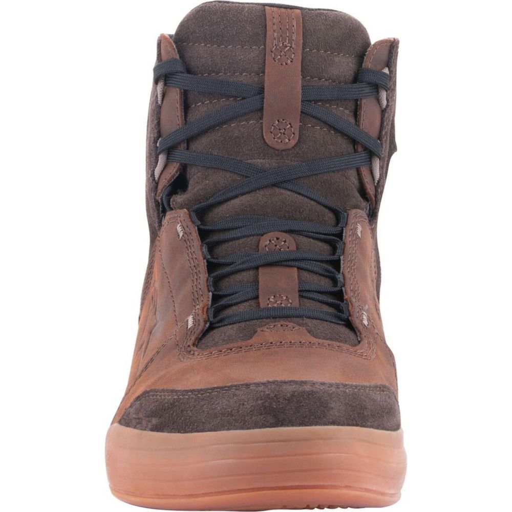 Alpinestars Chrome Crafted Drystar Shoes Brown / Gum FREE 1 YEAR Returns, FREE UK Delivery | ThrottleChimp