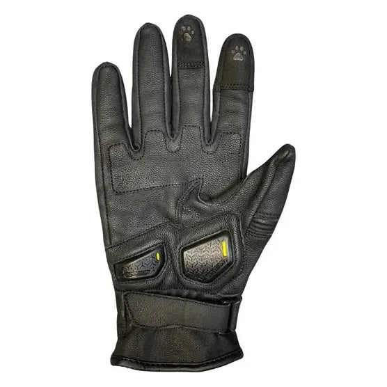 MotoGirl Bessie Ladies Leather Gloves Black FREE 1 YEAR Returns, FREE UK Delivery | ThrottleChimp