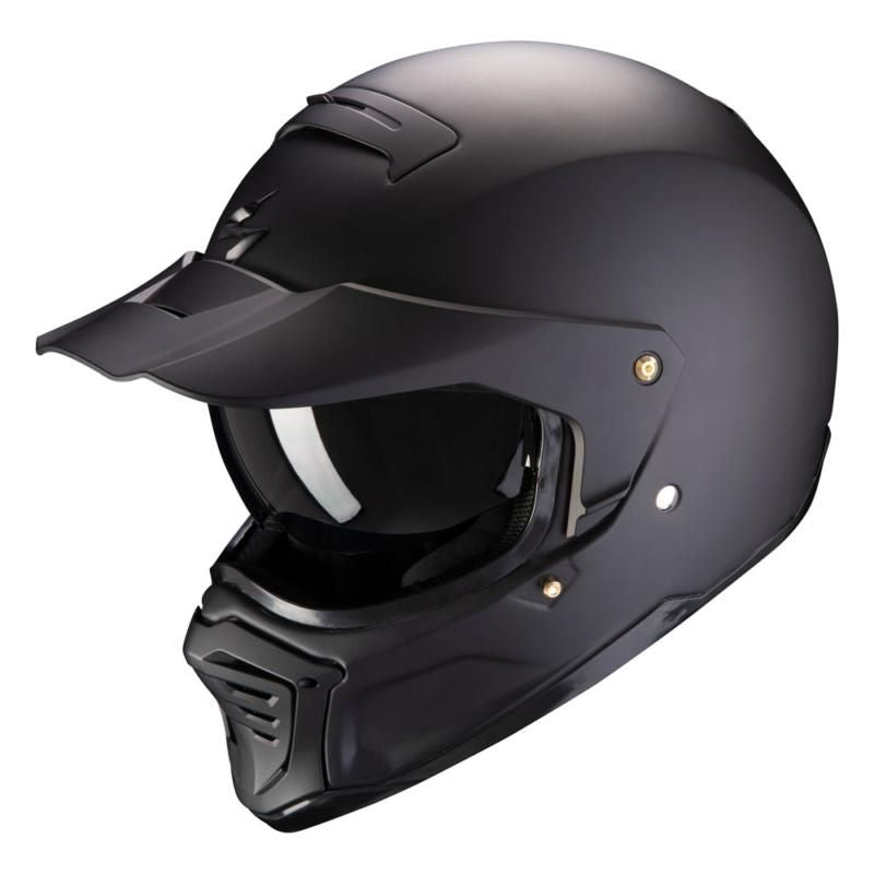 Scorpion EXO HX-1 Crossover Helmet Matt Black FREE 1 YEAR Returns, FREE UK Delivery | ThrottleChimp