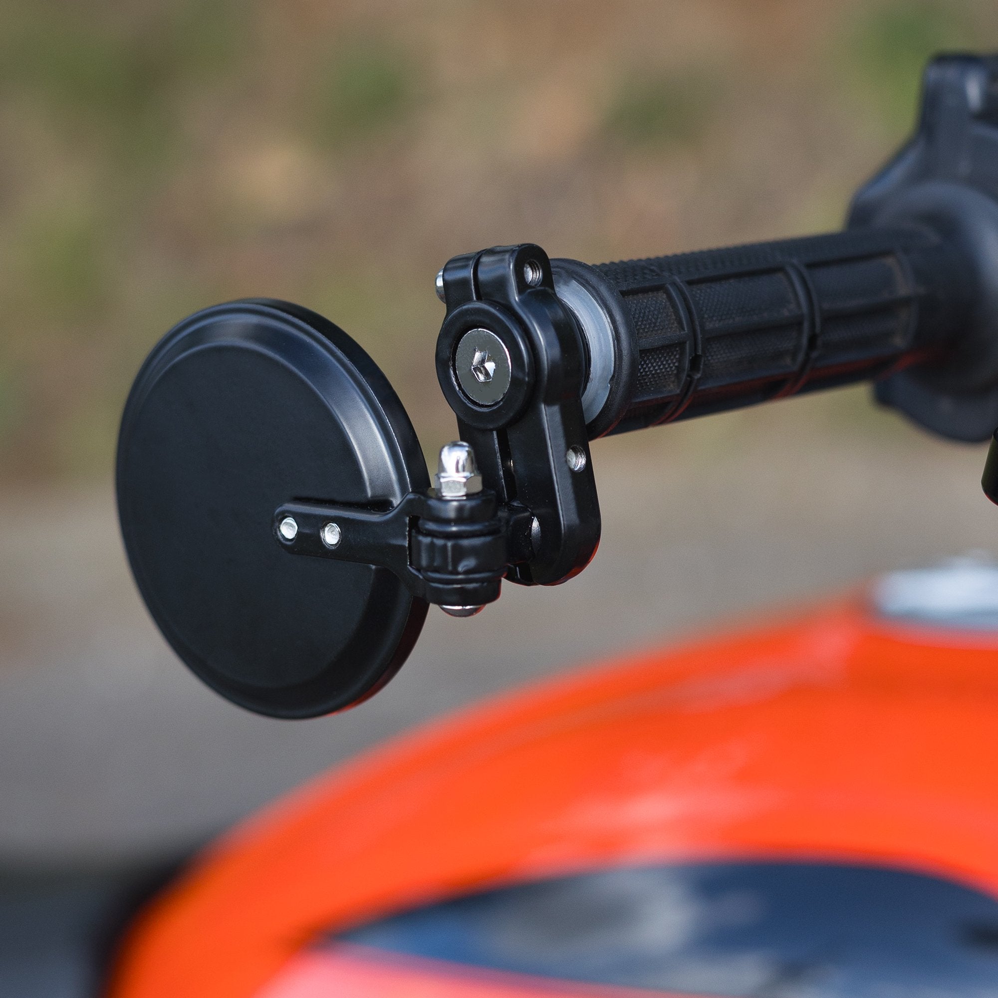 Oxford Fold-Away Bar End Mirrors Set Black FREE 1 YEAR Returns, FREE UK Delivery | ThrottleChimp