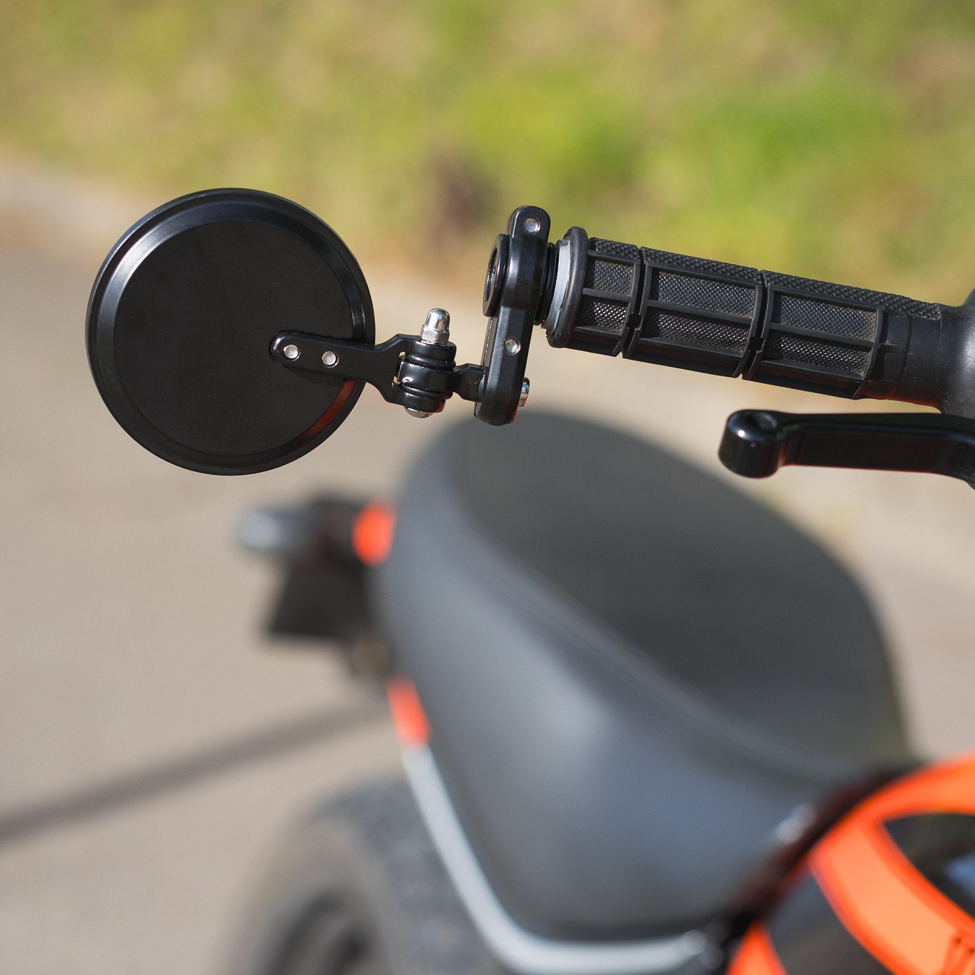 Oxford Fold-Away Bar End Mirrors Set Black FREE 1 YEAR Returns, FREE UK Delivery | ThrottleChimp