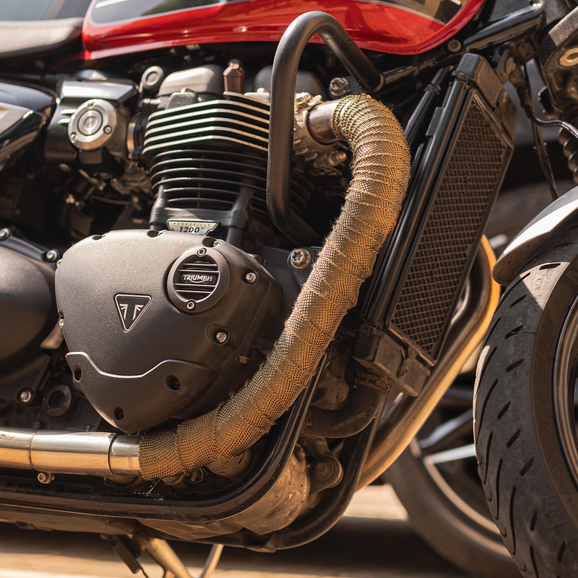 Oxford Exhaust Wrap Titanium FREE 1 YEAR Returns, FREE UK Delivery | ThrottleChimp
