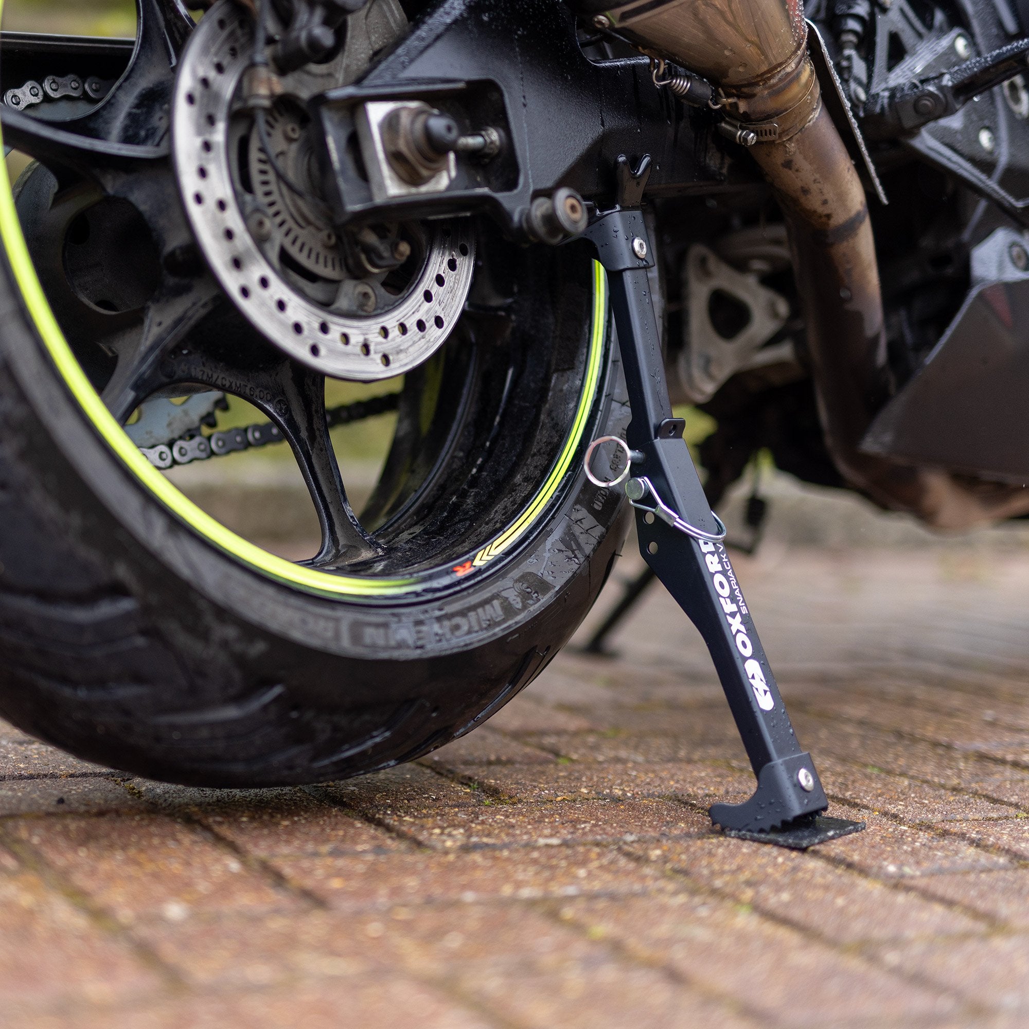 Oxford SnapJack V3 Stand Black FREE 1 YEAR Returns, FREE UK Delivery | ThrottleChimp