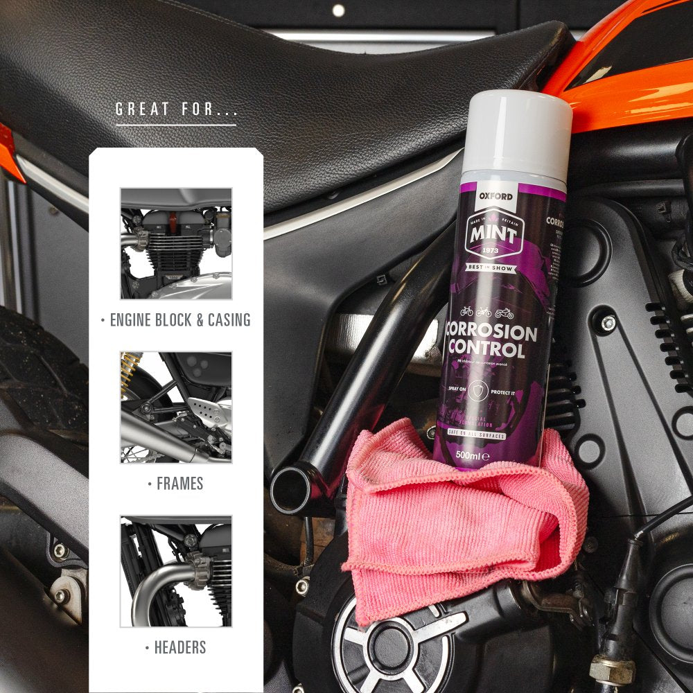 Oxford Mint Corrosion Control FREE 1 YEAR Returns, FREE UK Delivery | ThrottleChimp