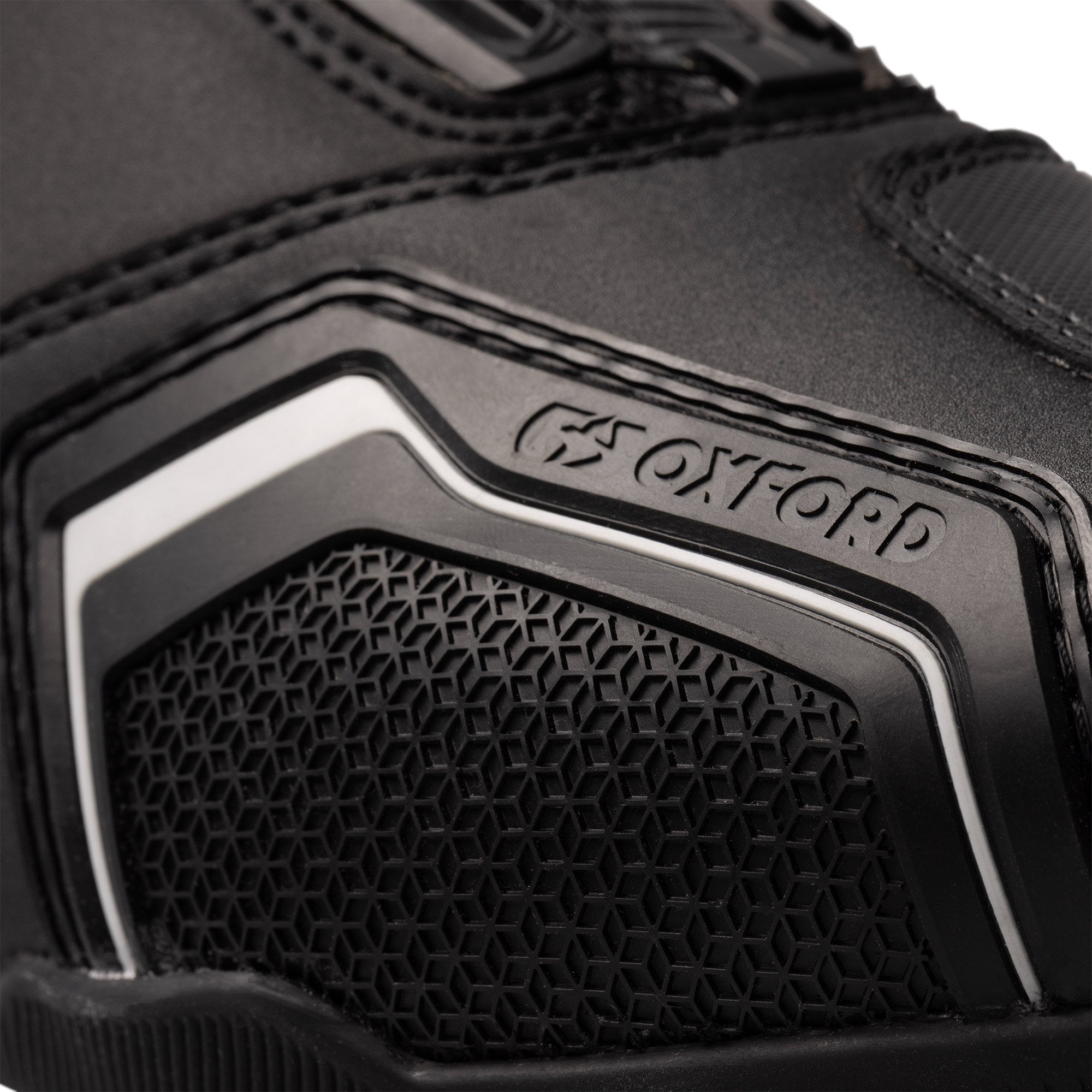Oxford Helix Air Boots Black / White FREE 1 YEAR Returns, FREE UK Delivery | ThrottleChimp