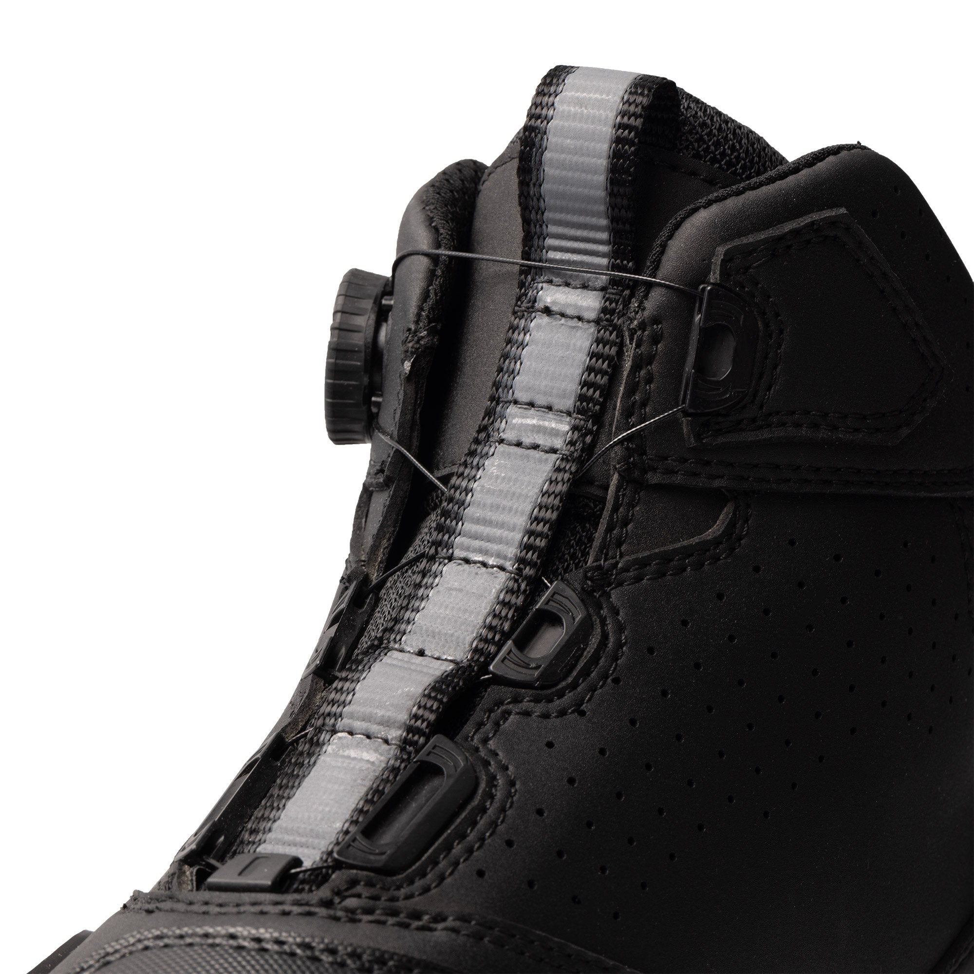 Oxford Helix Air Boots Black / White FREE 1 YEAR Returns, FREE UK Delivery | ThrottleChimp