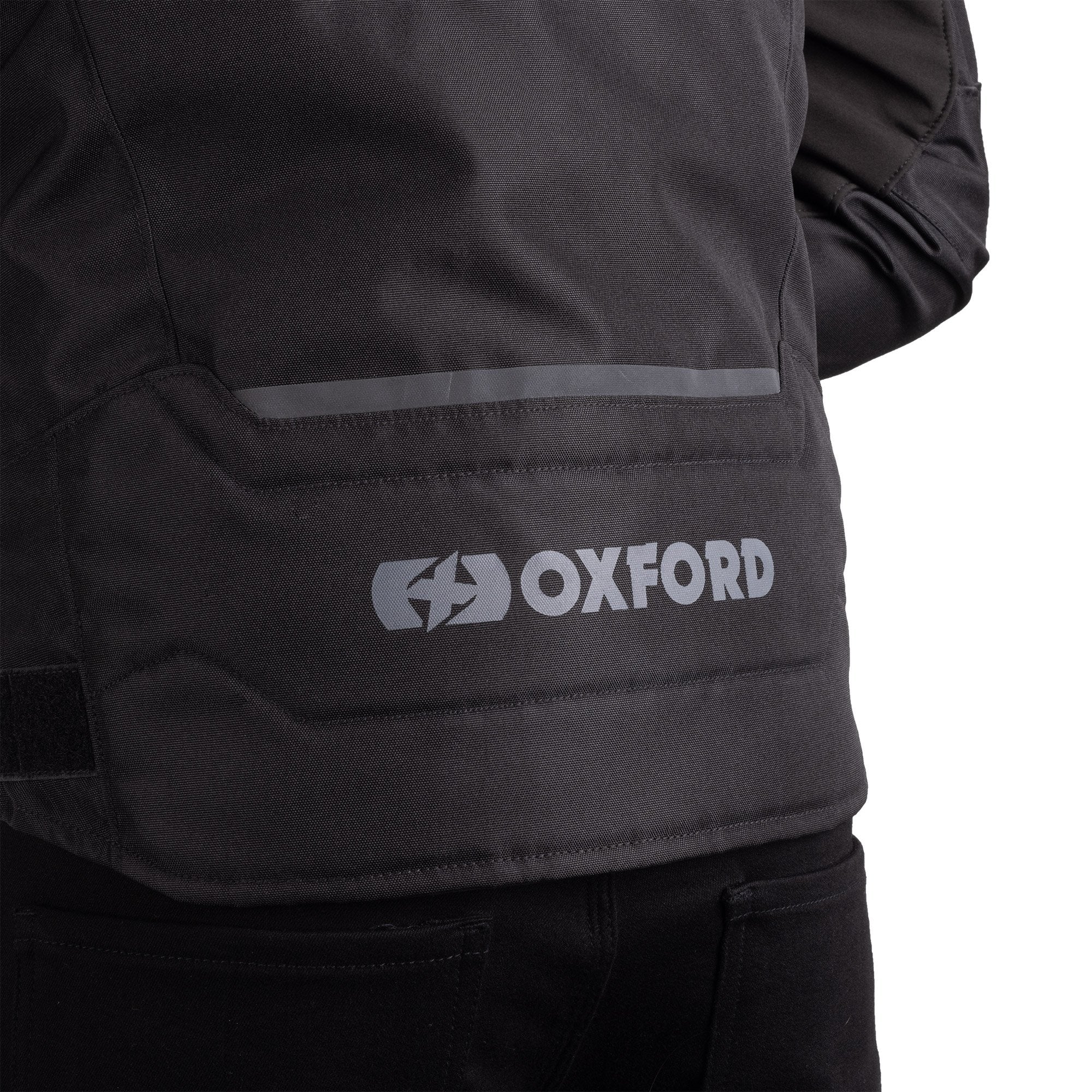 Oxford Omega 1.0 Dry2Dry Textile Jacket Stealth Black FREE 1 YEAR Returns, FREE UK Delivery | ThrottleChimp