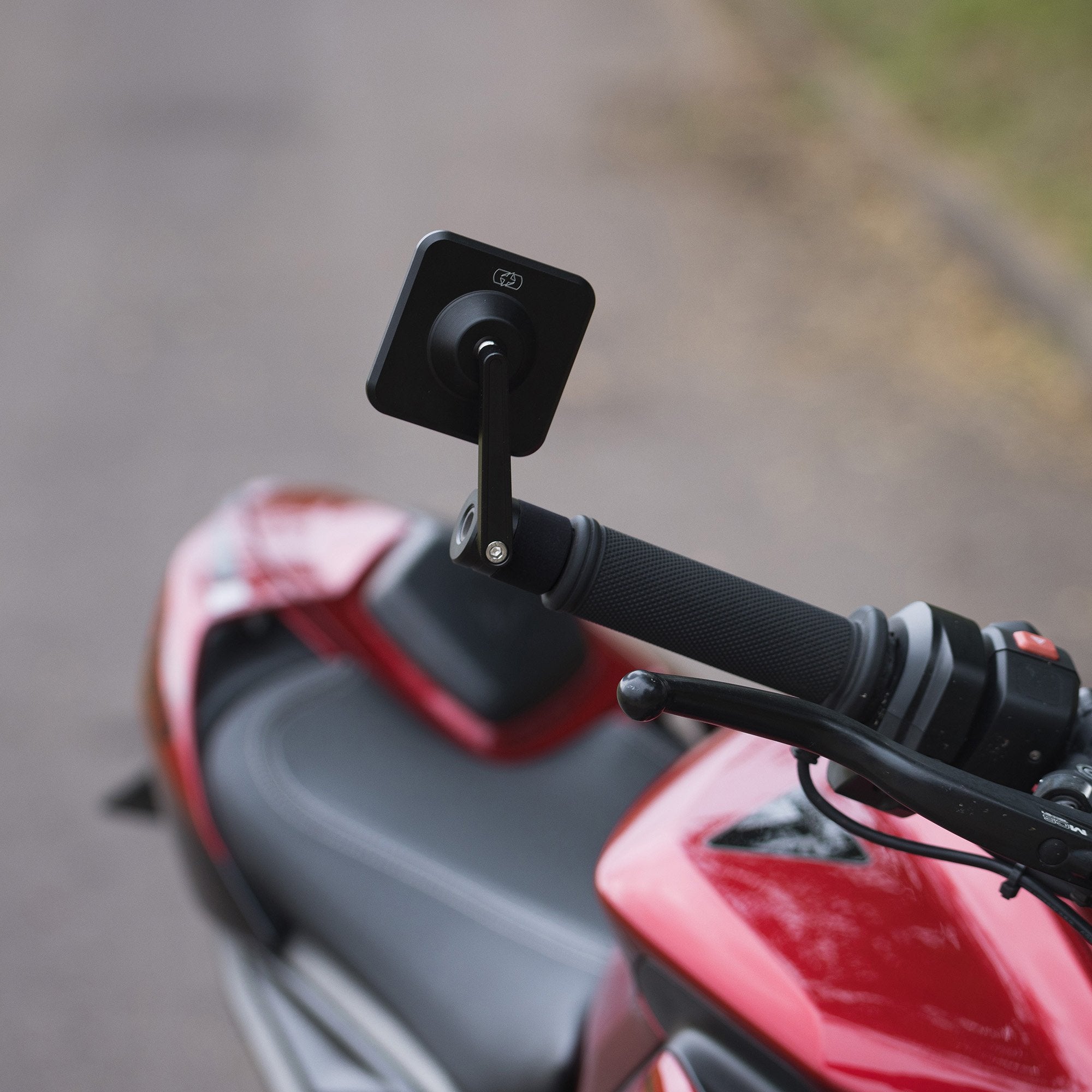 Oxford Square 360 Bar End Mirror FREE 1 YEAR Returns, FREE UK Delivery | ThrottleChimp