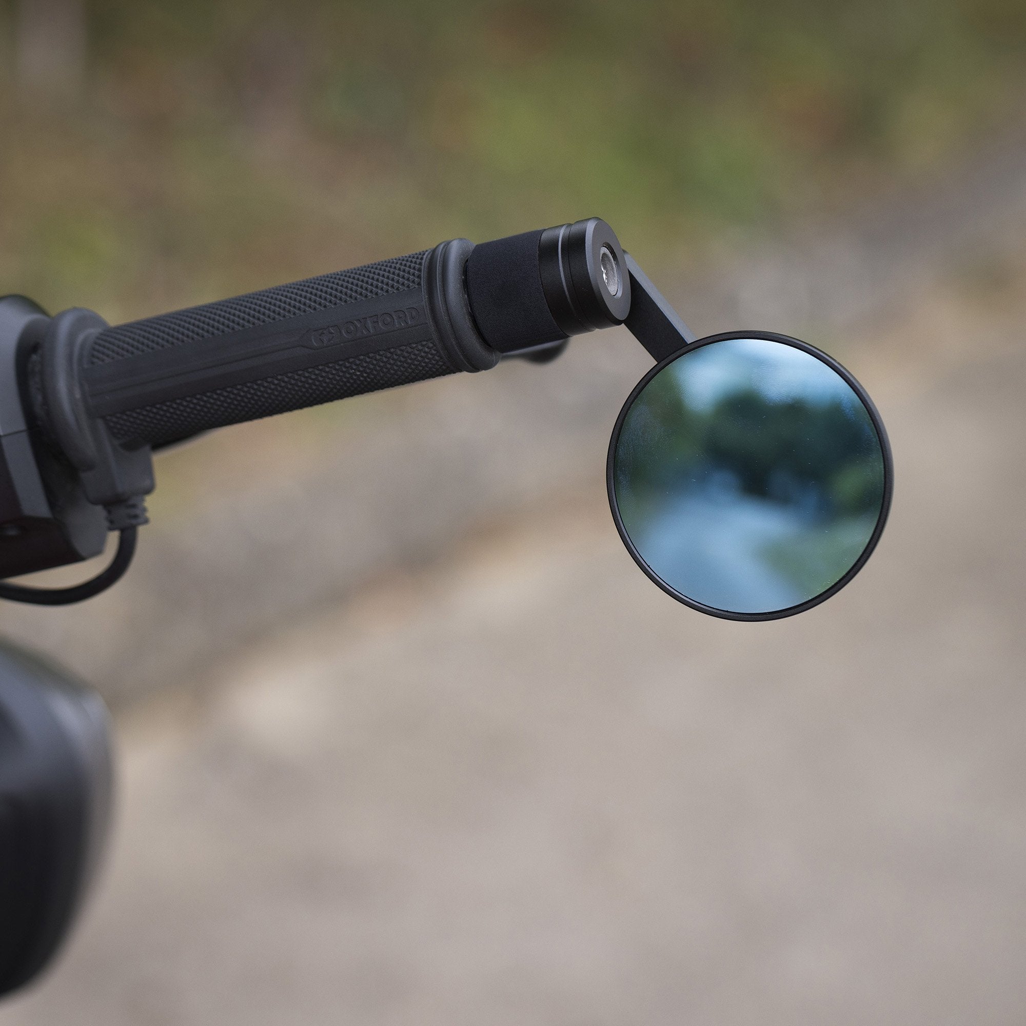 Oxford Circle 360 Bar End Mirror FREE 1 YEAR Returns, FREE UK Delivery | ThrottleChimp