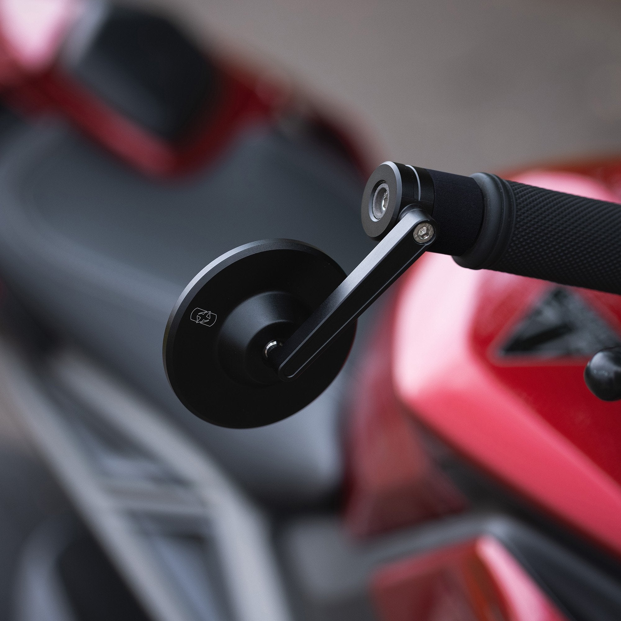 Oxford Circle 360 Bar End Mirror FREE 1 YEAR Returns, FREE UK Delivery | ThrottleChimp