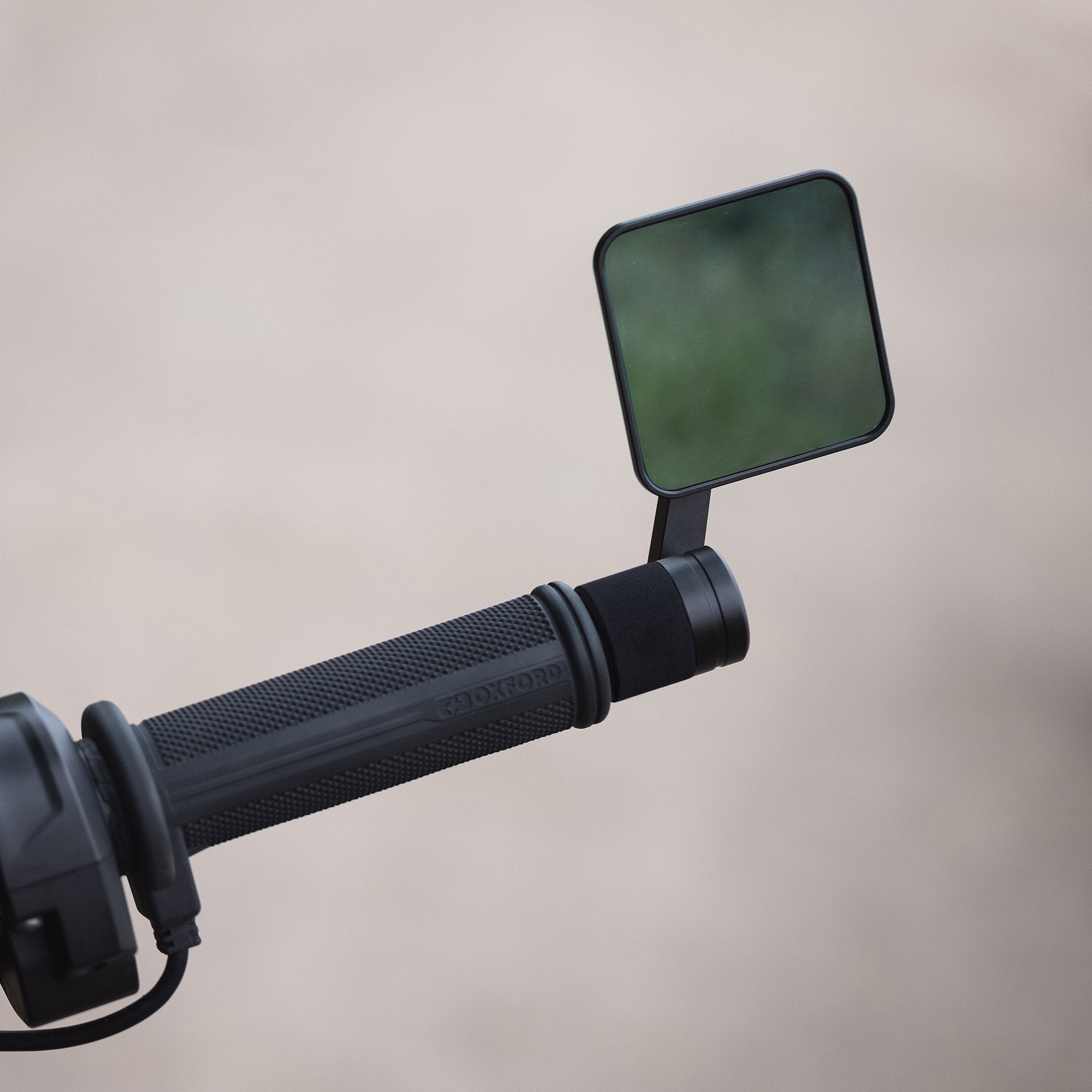 Oxford Square 360 Bar End Mirror FREE 1 YEAR Returns, FREE UK Delivery | ThrottleChimp