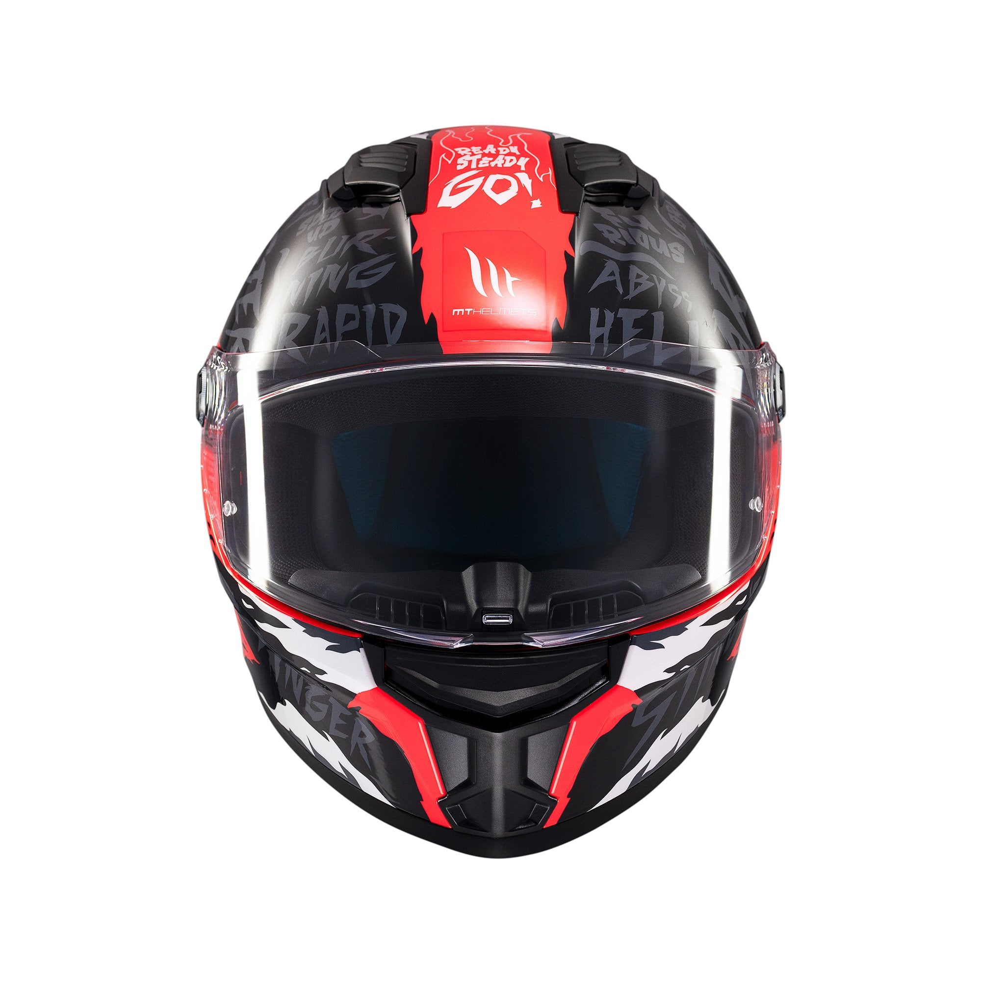 MT Stinger 2 Ardent C5 Full Face Helmet Gloss Red FREE 1 YEAR Returns, FREE UK Delivery | ThrottleChimp