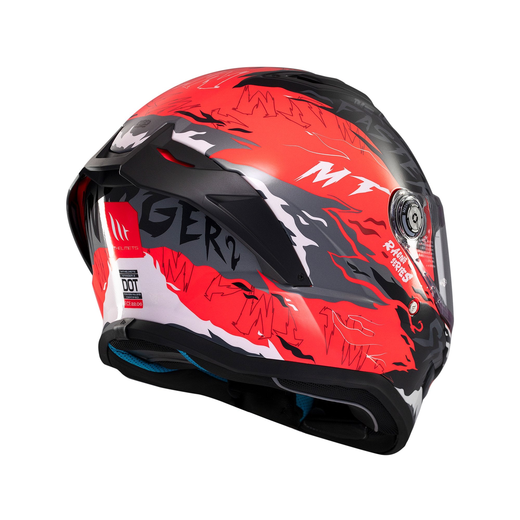 MT Stinger 2 Ardent C5 Full Face Helmet Gloss Red FREE 1 YEAR Returns, FREE UK Delivery | ThrottleChimp