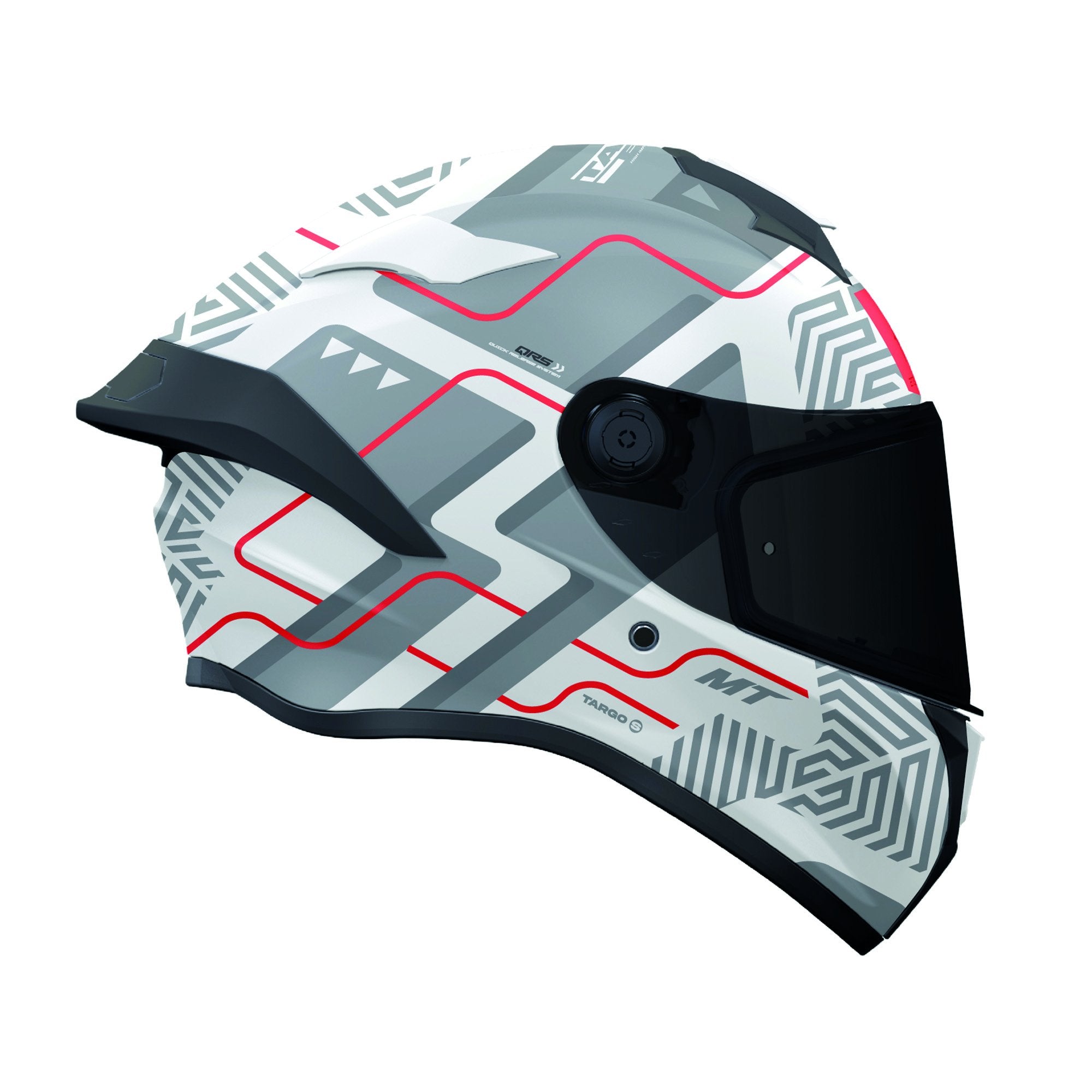 MT Targo S Brik D2 Full Face Helmet Gloss White FREE 1 YEAR Returns, FREE UK Delivery | ThrottleChimp