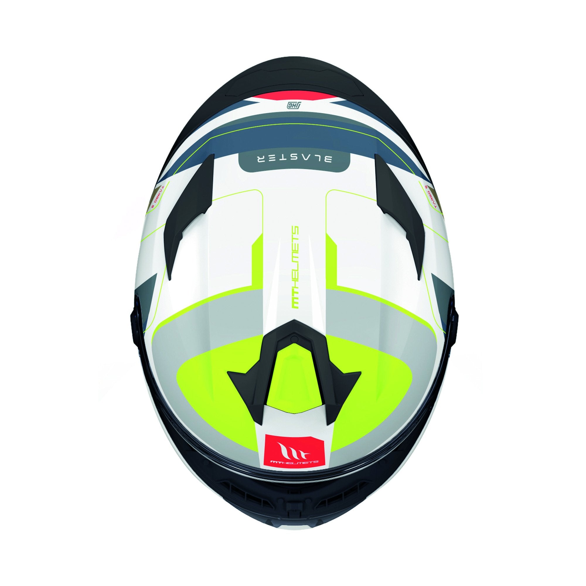 MT Targo S Blaster A3 Full Face Helmet Matt Fluo / Blue FREE 1 YEAR Returns, FREE UK Delivery | ThrottleChimp