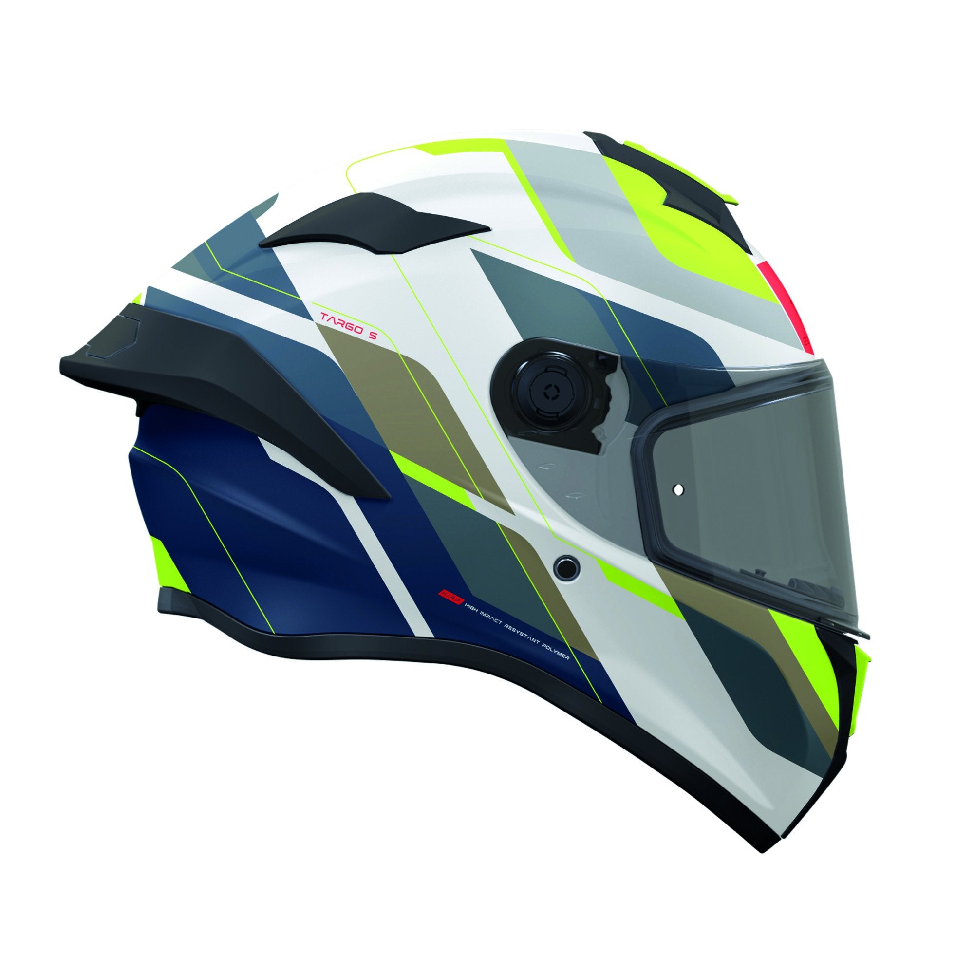 MT Targo S Blaster A3 Full Face Helmet Matt Fluo / Blue FREE 1 YEAR Returns, FREE UK Delivery | ThrottleChimp