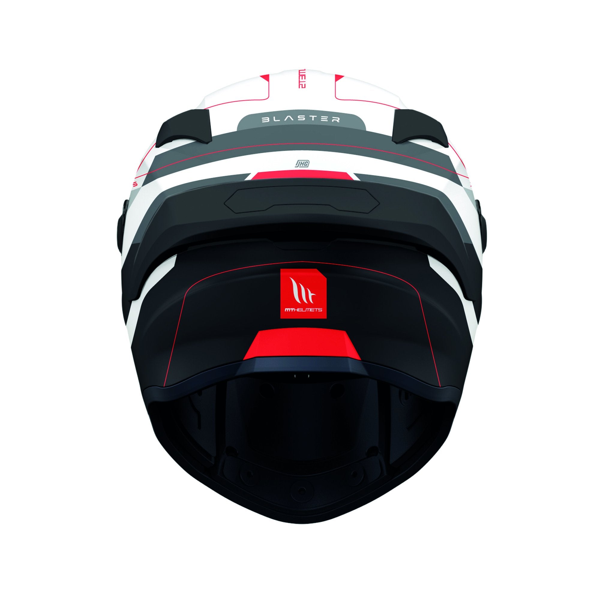 MT Targo S Blaster A5 Full Face Helmet Matt Red FREE 1 YEAR Returns, FREE UK Delivery | ThrottleChimp