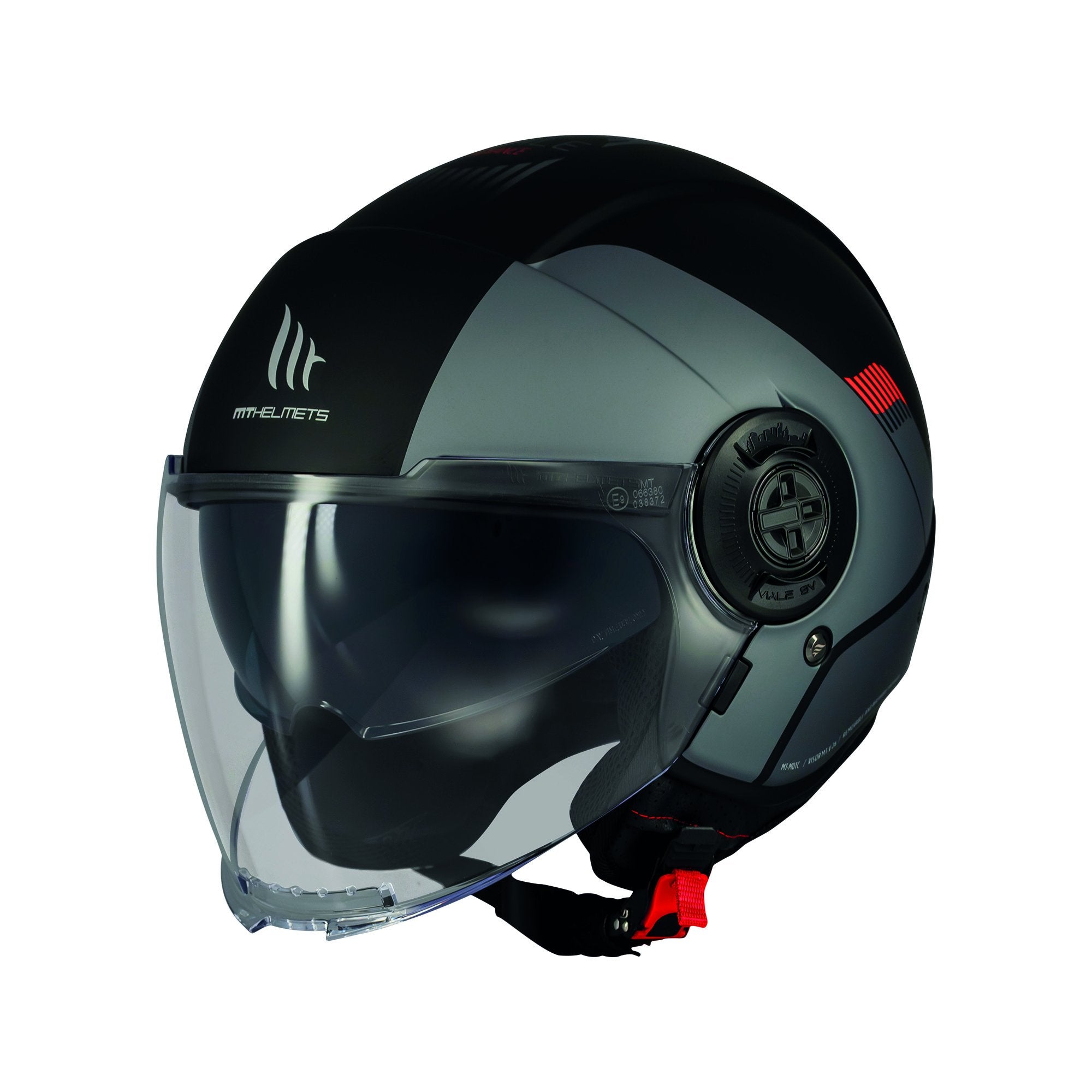 MT Viale SV Advance B41 Open Face Helmet Matt Black FREE 1 YEAR Returns, FREE UK Delivery | ThrottleChimp