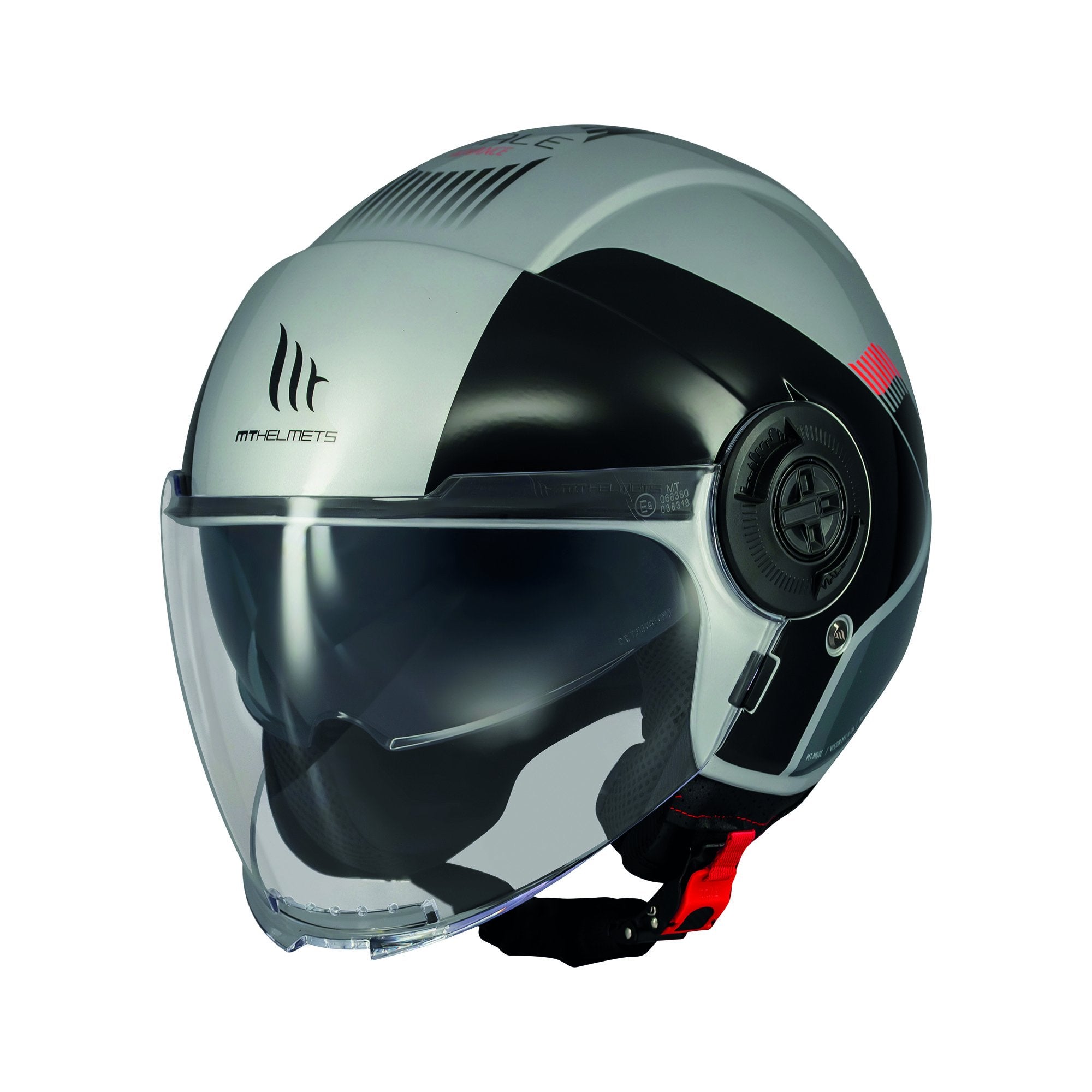 MT Viale SV Advance C41 Open Face Helmet Gloss Grey FREE 1 YEAR Returns, FREE UK Delivery | ThrottleChimp