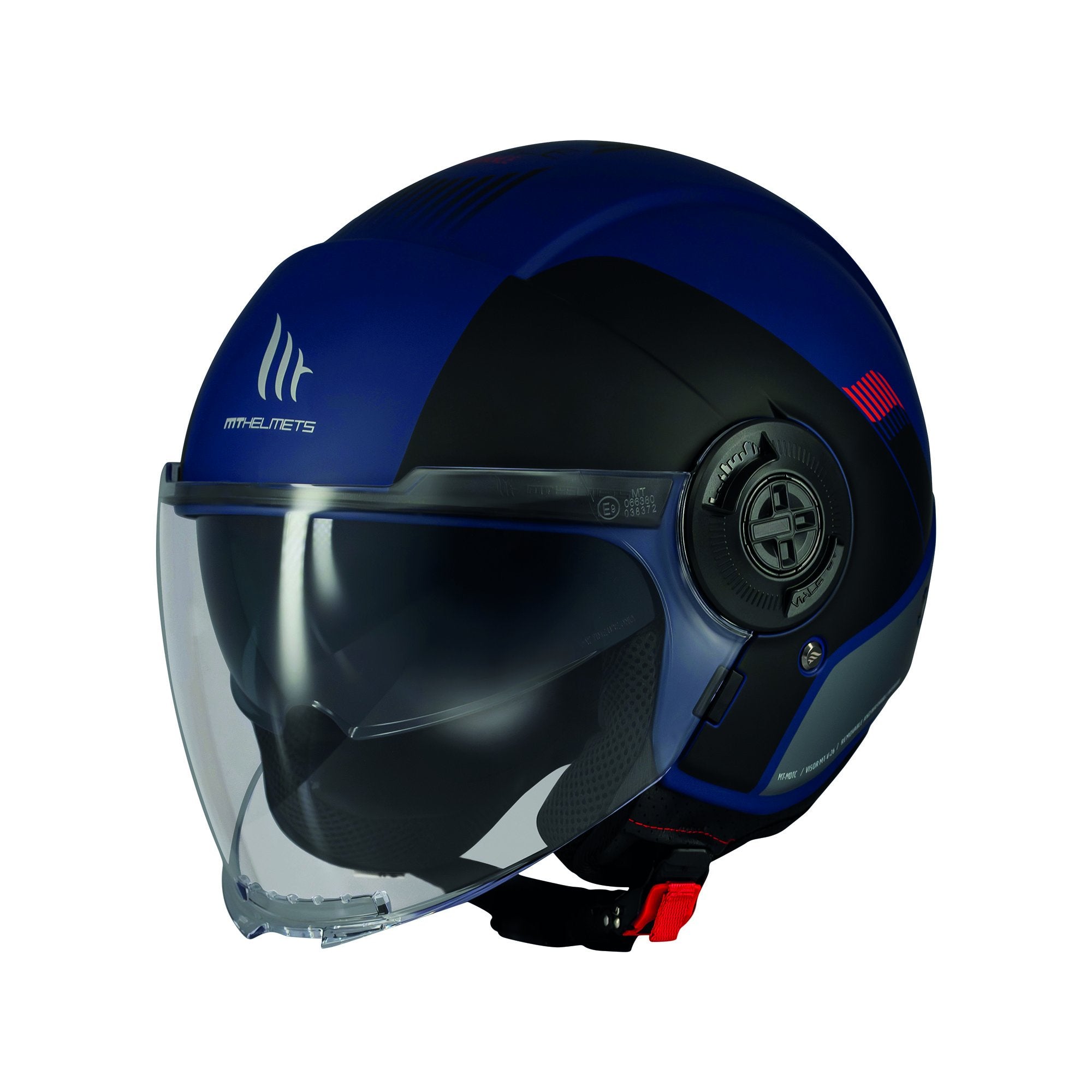 MT Viale SV Advance C67 Open Face Helmet Matt Blue FREE 1 YEAR Returns, FREE UK Delivery | ThrottleChimp