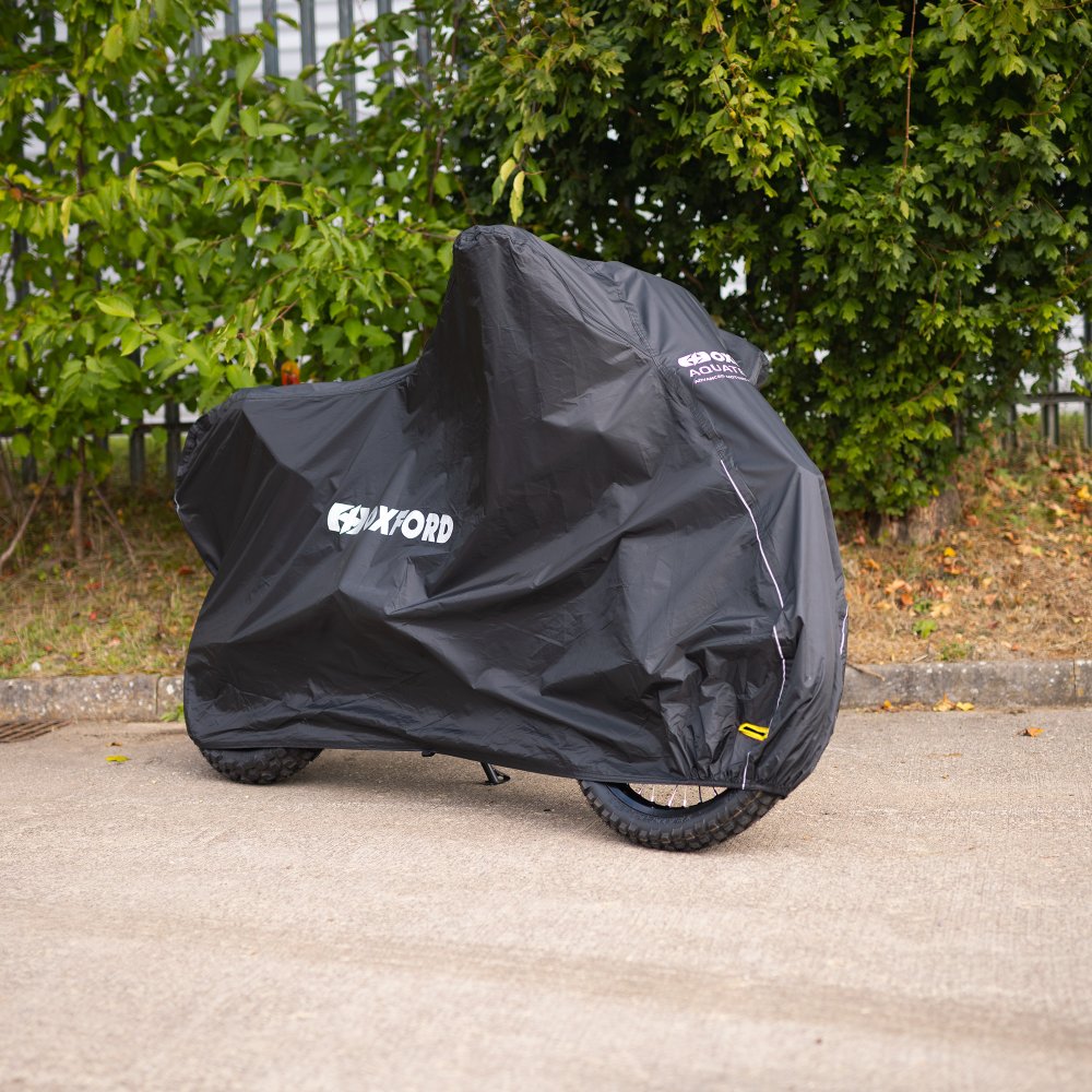 Oxford Aquatex Pro Motorcycle Cover Black FREE 1 YEAR Returns, FREE UK Delivery | ThrottleChimp