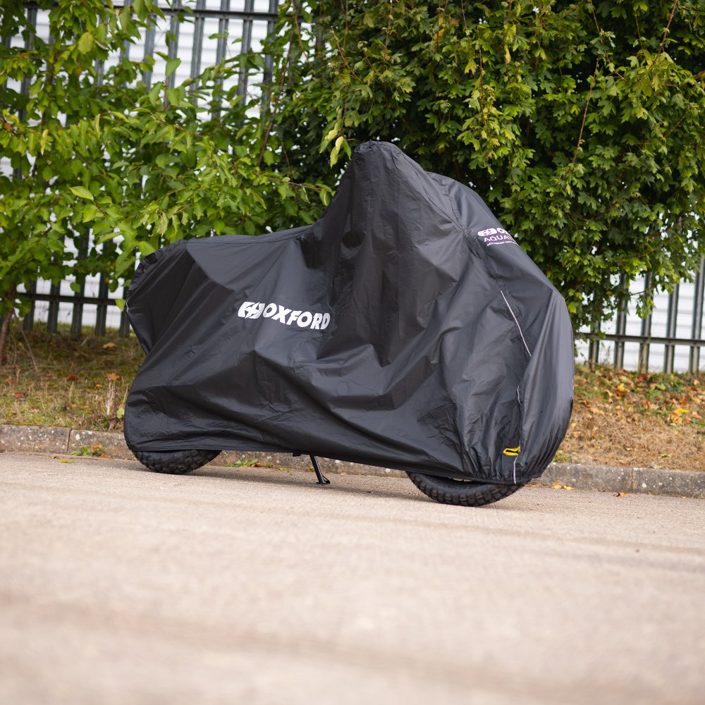 Oxford Aquatex Pro Motorcycle Cover Black FREE 1 YEAR Returns, FREE UK Delivery | ThrottleChimp
