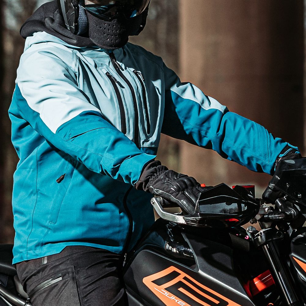 Spada Joe CE Waterproof Textile Jacket Smoke / Coral FREE 1 YEAR Returns, FREE UK Delivery | ThrottleChimp