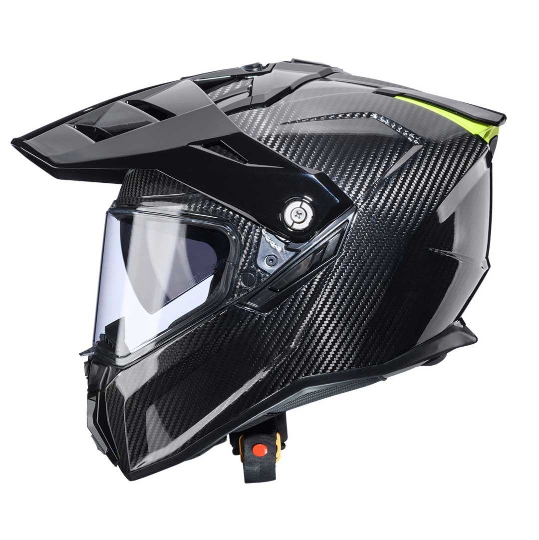 Caberg Tanami Carbon Adventure Helmet Black FREE 1 YEAR Returns, FREE UK Delivery | ThrottleChimp