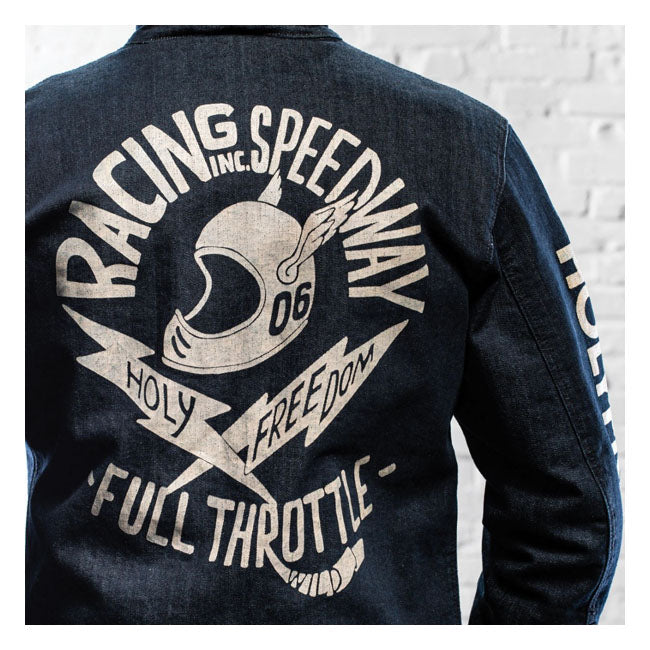 Holy Freedom Genoa Stampato Jacket Denim