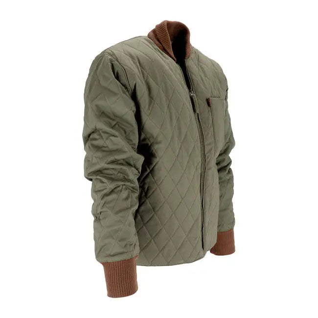 13 And A Half Magazine Long Haul Jacket Army Green