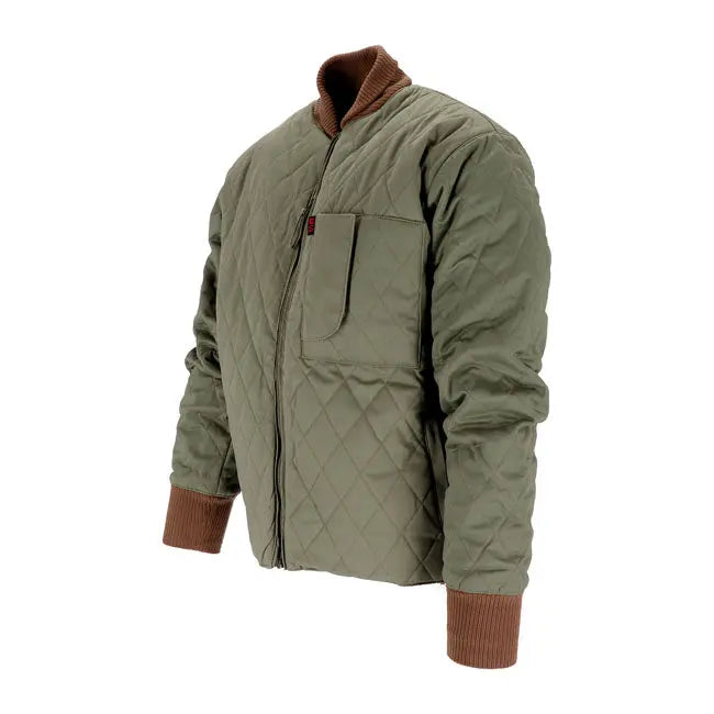 13 And A Half Magazine Long Haul Jacket Army Green