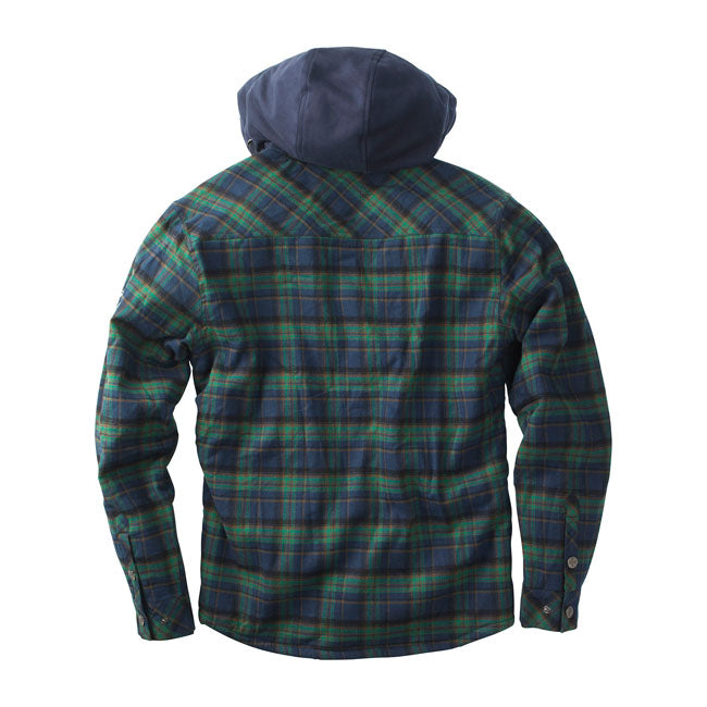 West Coast Choppers Sherpa Lined Flannel Jacket Blue / Green