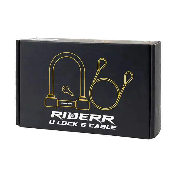 Riderr U Lock Cable Black