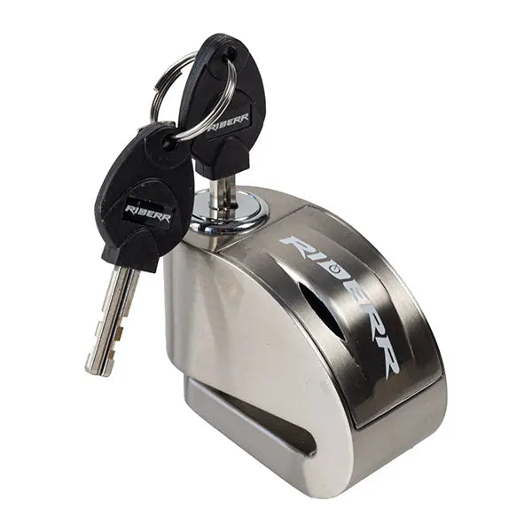 Riderr RT6 Alarm Disc Lock Silver