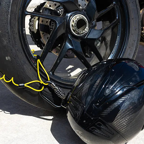 Riderr Helmet Lock Black / Yellow