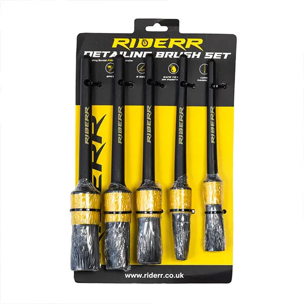 Riderr Detailing Set Yellow Black - Pack Of 5