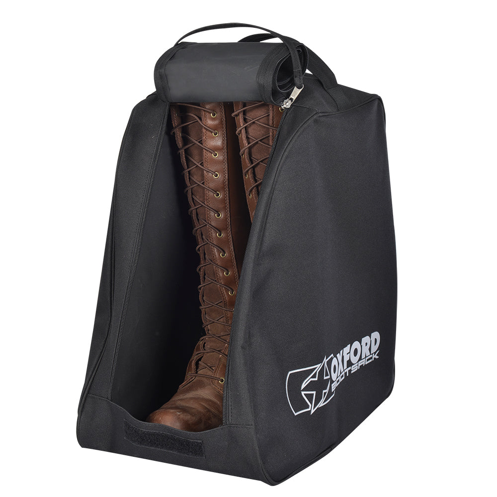 Oxford Bootsack Essential Boots Carrier Black FREE 1 YEAR Returns, FREE UK Delivery | ThrottleChimp