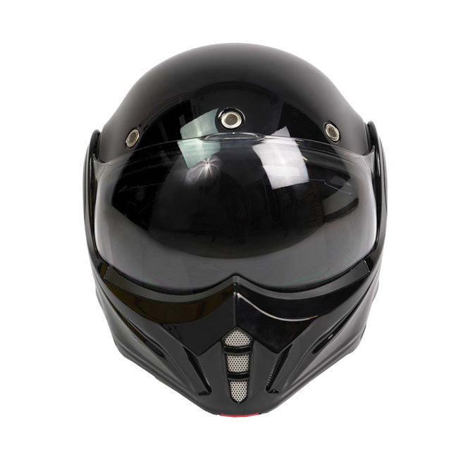 ByCity 180 Tech Convertible Black Shiny Helmet