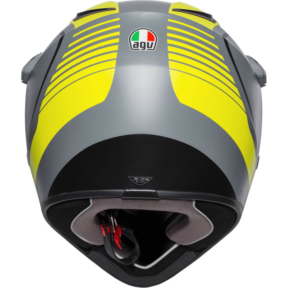 AGV AX9 Pacific Road Matt Grey / Fluo Yellow / Black