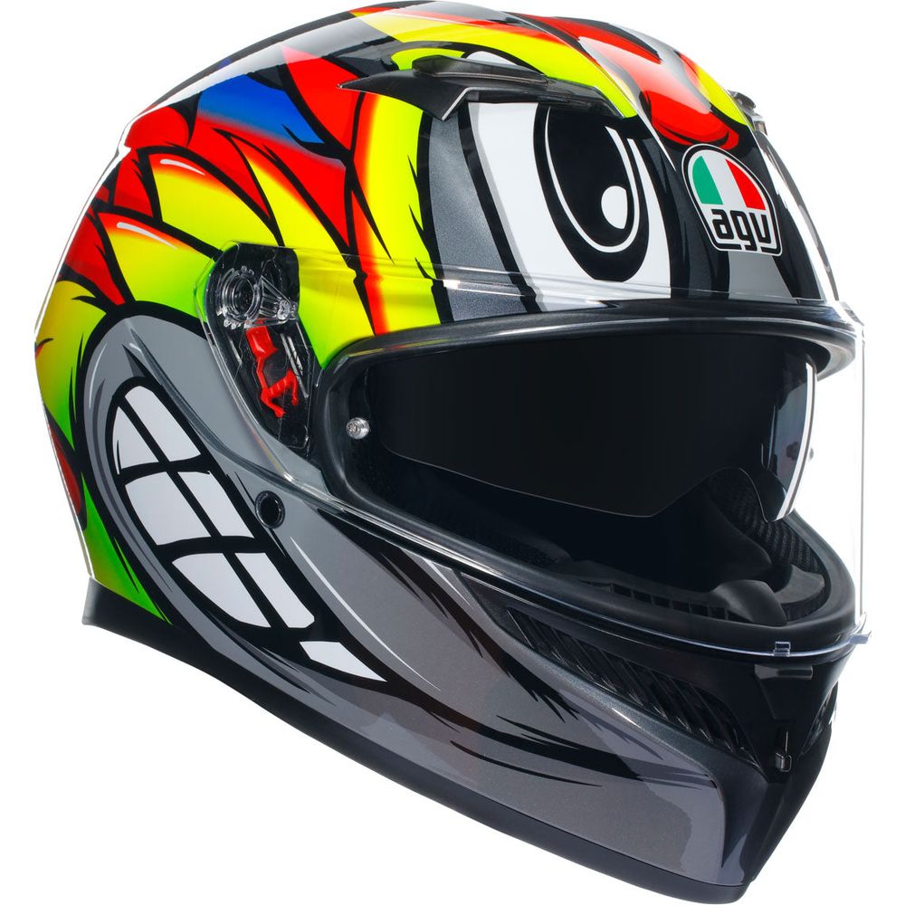 AGV K3 Birdy 2.0 ECE 22.06 Grey / Yellow / Red