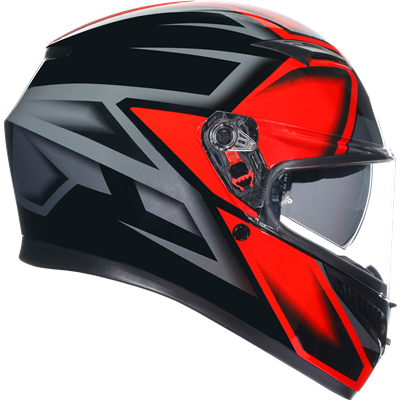 AGV K3 Compound ECE 22.06 Black / Red