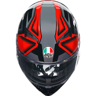AGV K3 Compound ECE 22.06 Black / Red