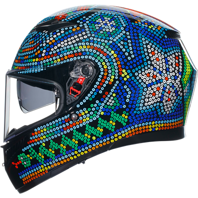 AGV K3 Rossi WInter Test 2018 ECE 22.06 Replica