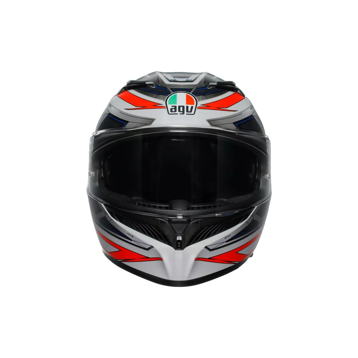 AGV K3 Space White / Fluo Red