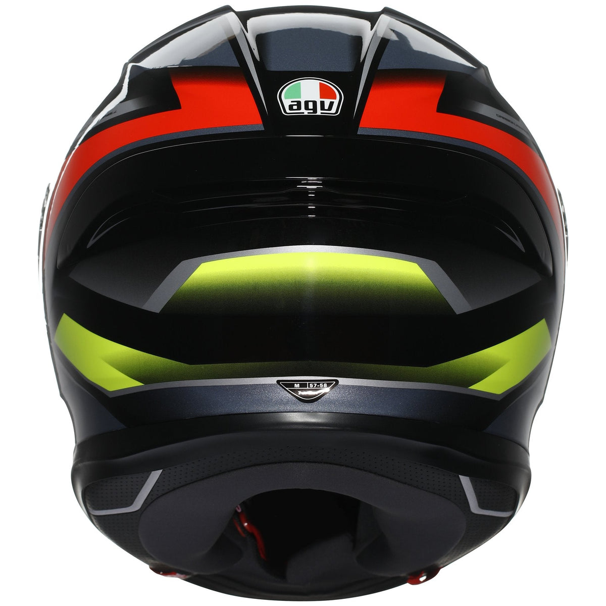 AGV K6-S Erazer Black / Red / Fluo Yellow