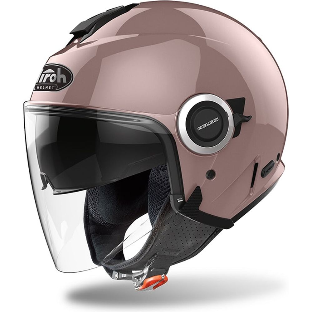 Airoh Helios Urban Jet Open Face Helmet Metalllic Rose FREE 1 YEAR Returns, FREE UK Delivery | ThrottleChimp